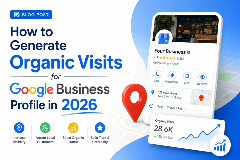 How to Generate Organic Visits for Google Business Profile in 2026