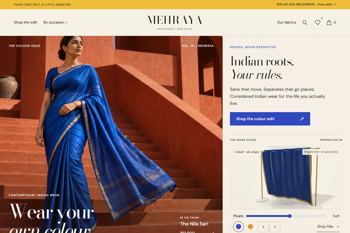 MEHRAYA website screenshot