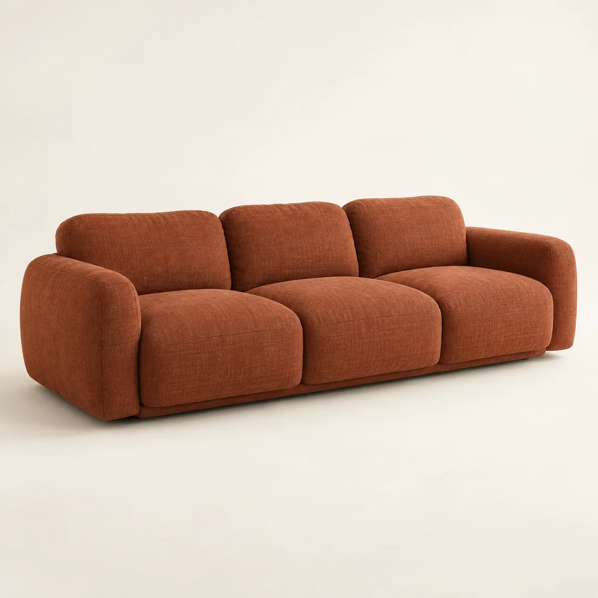 Forma Modular Sofa, Terracotta · 3-seat